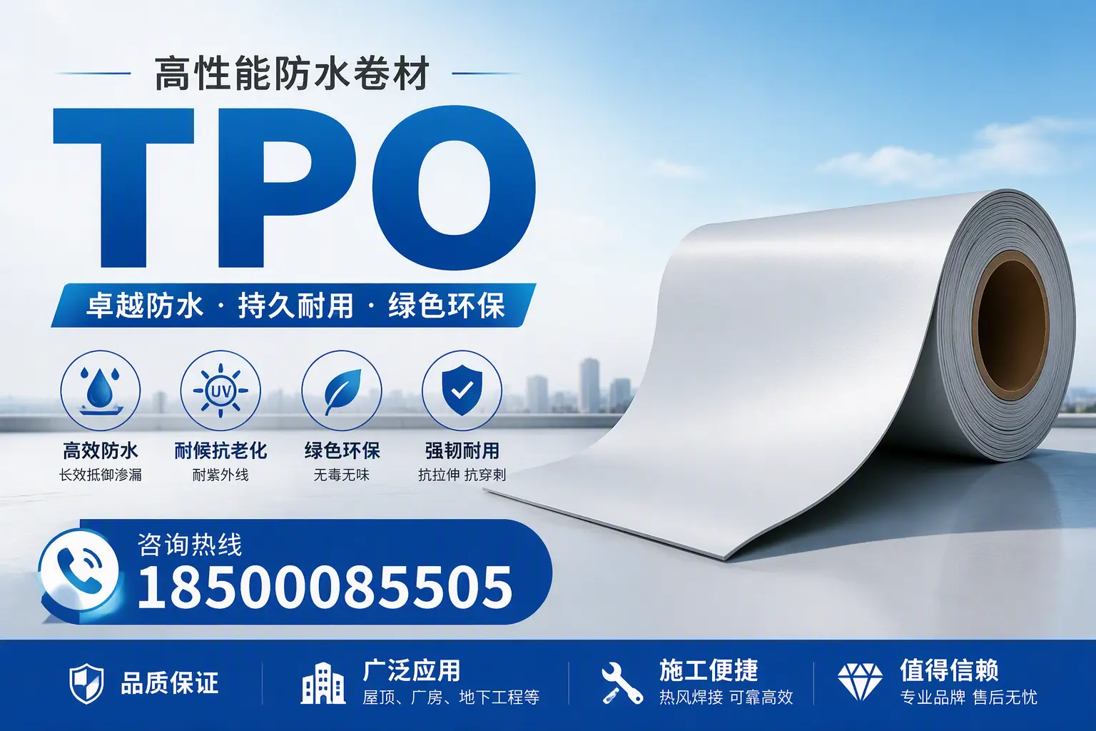 TPO材料的环保特性及其在可克达拉的应用
